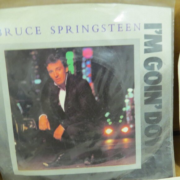 Lot of 7 Assorted Bruce Springsteen Clarence Clemons 45 RPM Vinyl Singles - Picture 3 of 8